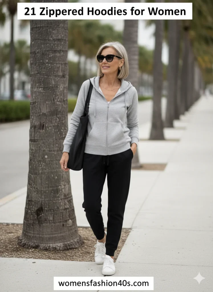 Zippered Hoodies for Women