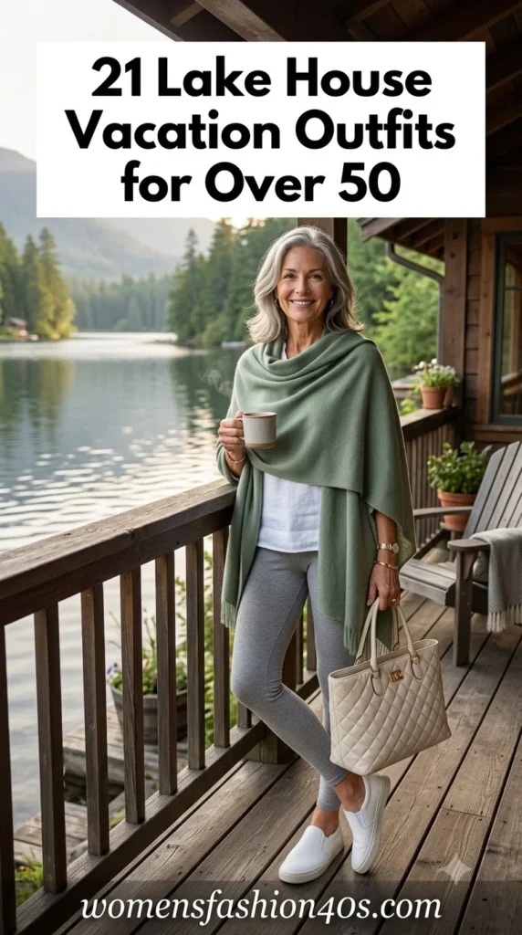 Lake House Vacations Outfit for Over 50