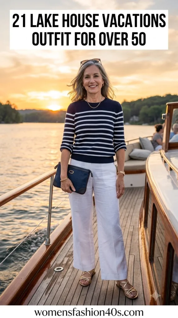 Lake House Vacations Outfit for Over 50