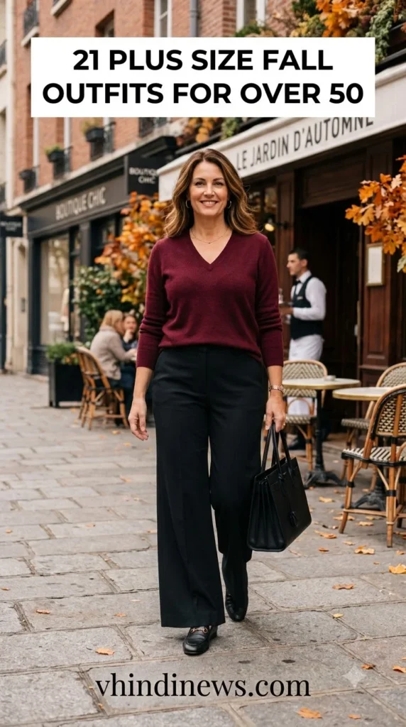 Plus Size Fall Outfits for Women Over 50