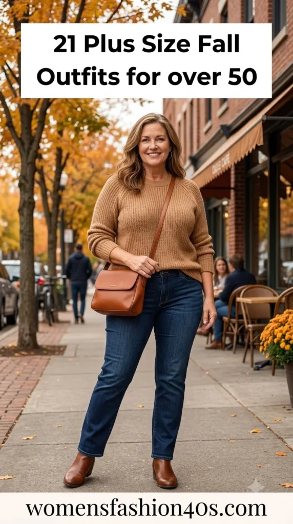 Plus Size Fall Outfits for Women Over 50