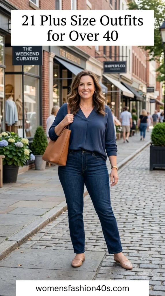 Plus Size Outfits for Women Over 40