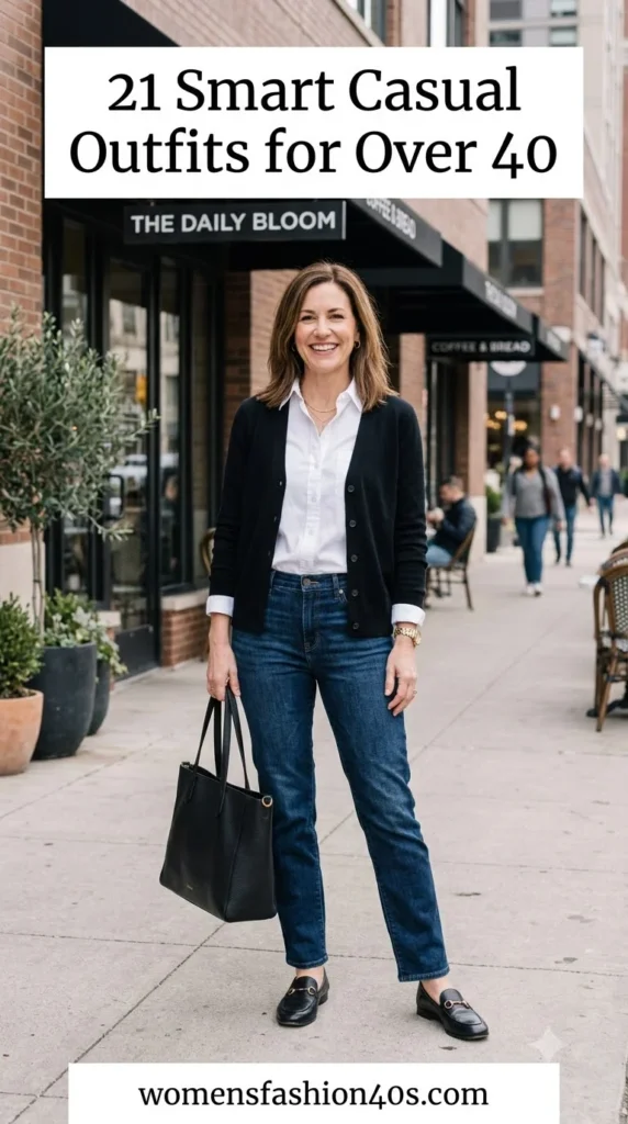 Smart Casual Outfits for Over 40