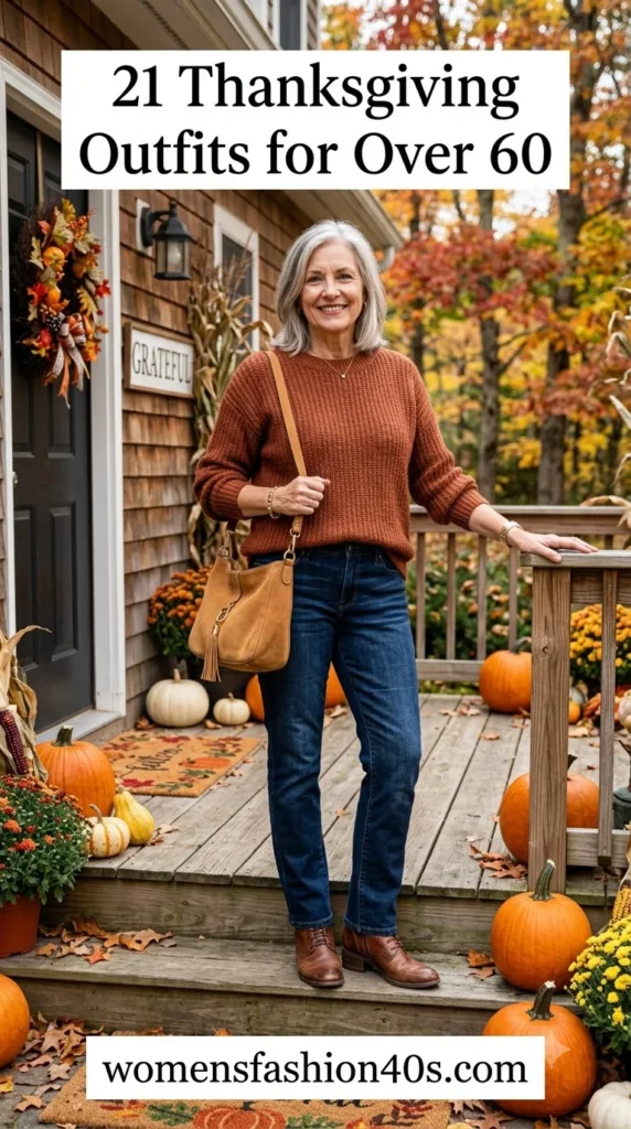 Thanksgiving Outfits for Over 60