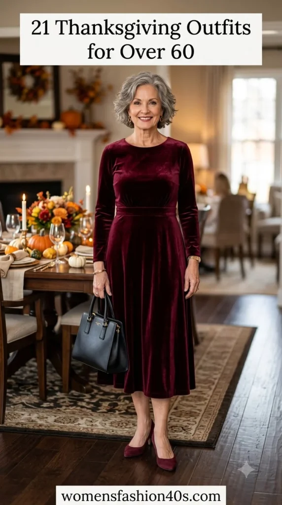 Thanksgiving Outfits for Over 60